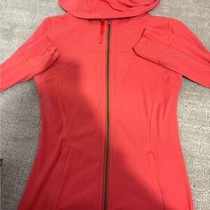 Lululemon Coral Zip-Up Hoodie